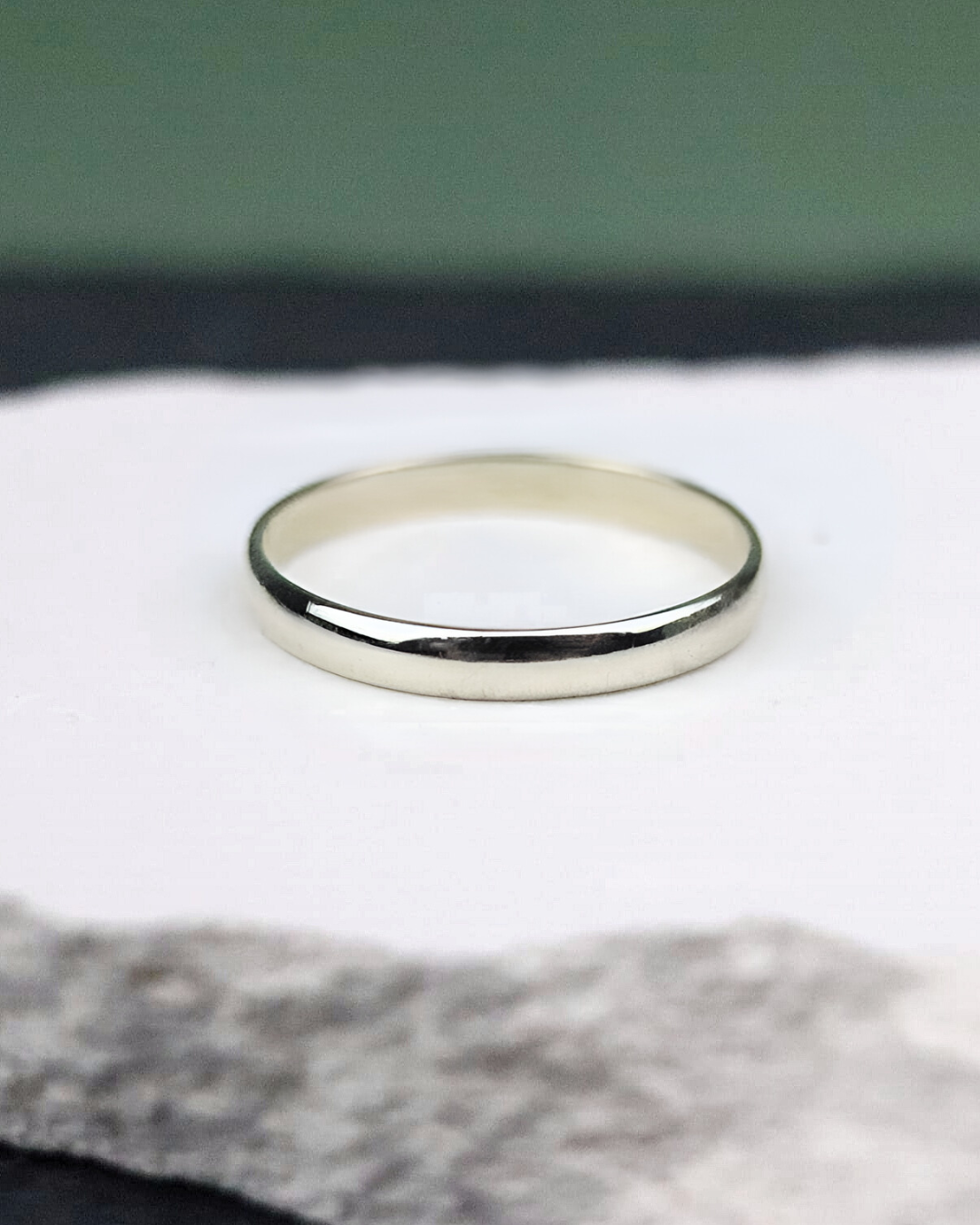 Alliance Demi Jonc Or Blanc 750/1000 – Marion Chappaz