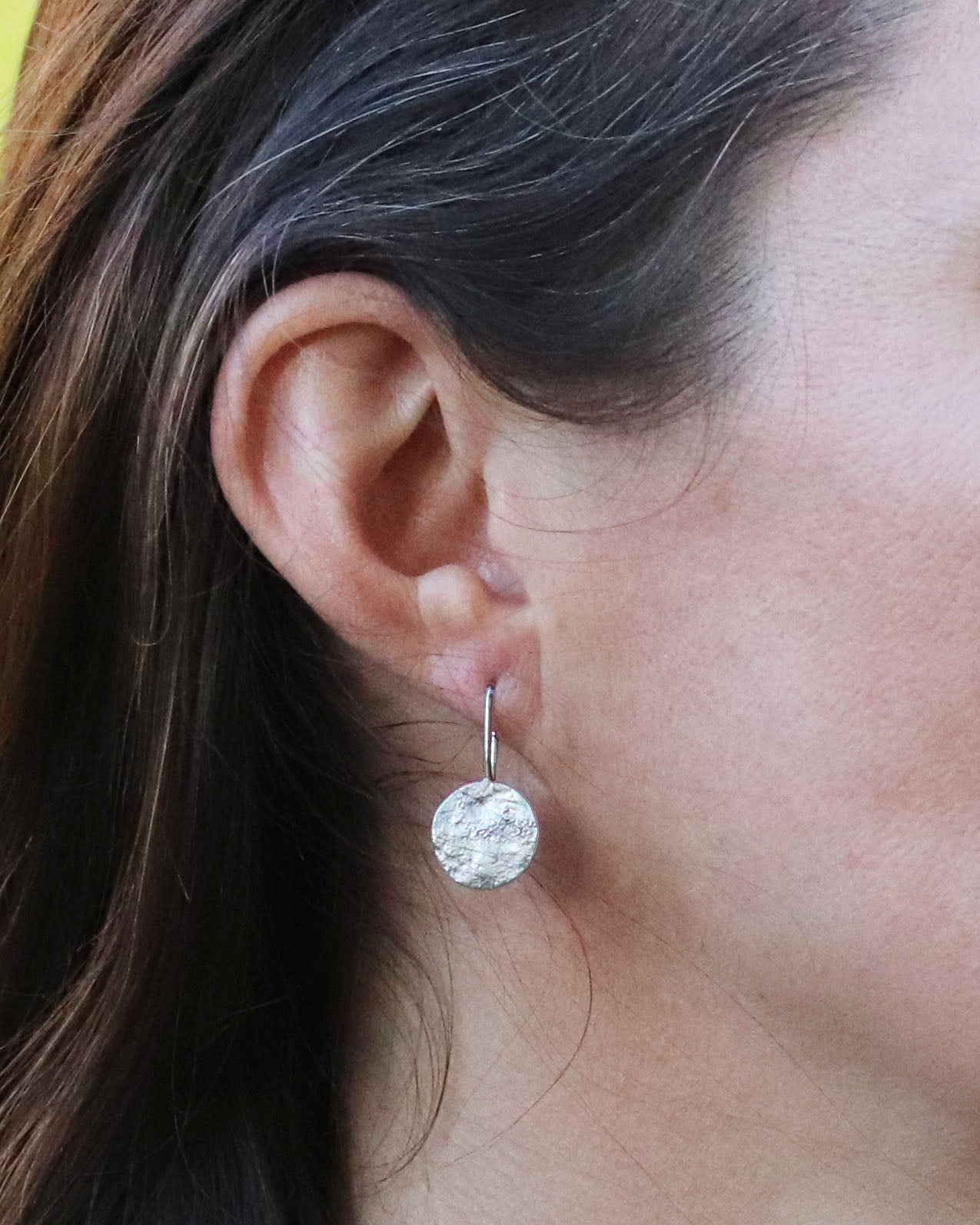 Boucles d'Oreilles Dormeuses Moondrop Argent ou Vermeil