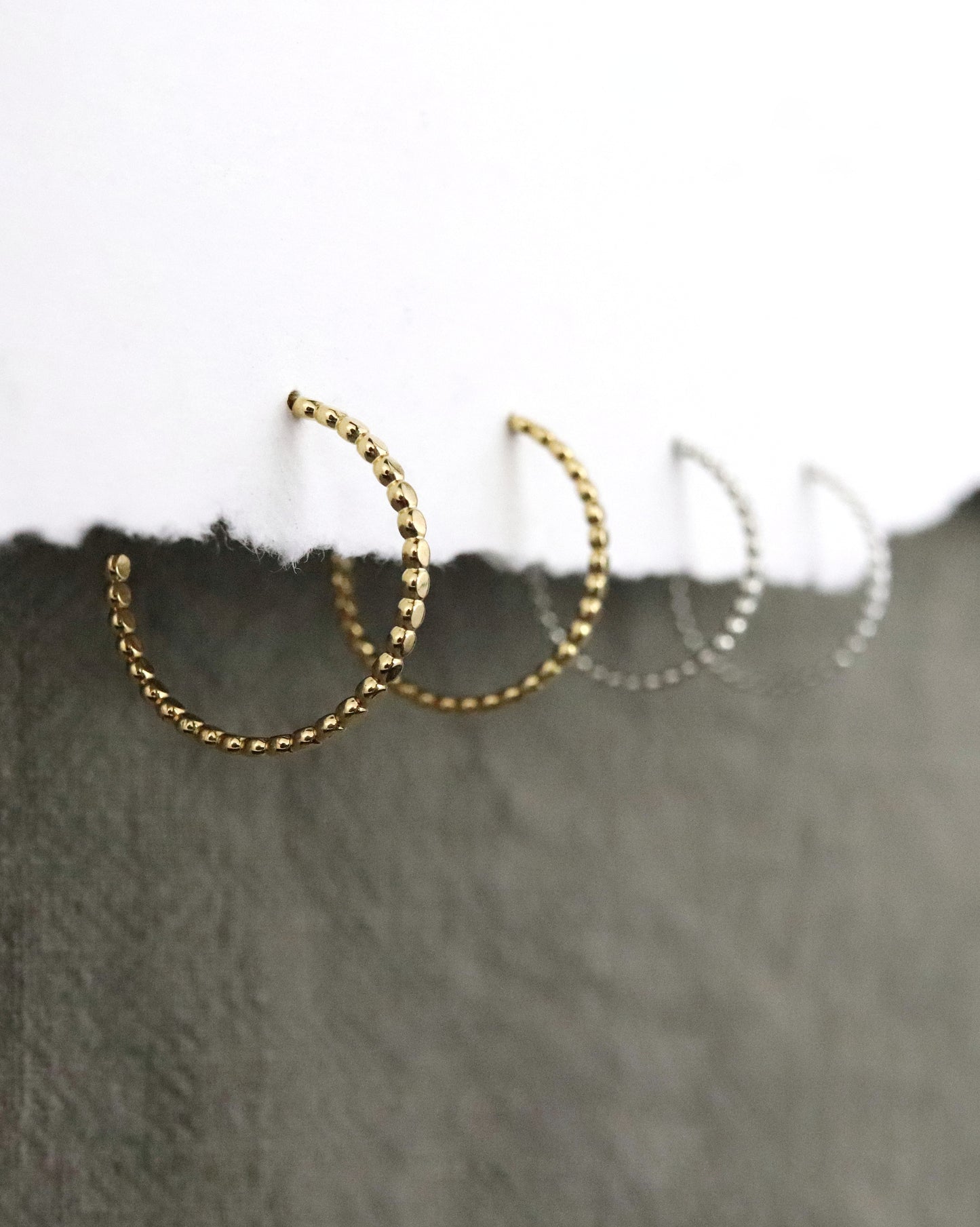 Créoles Sequins Argent ou Vermeil