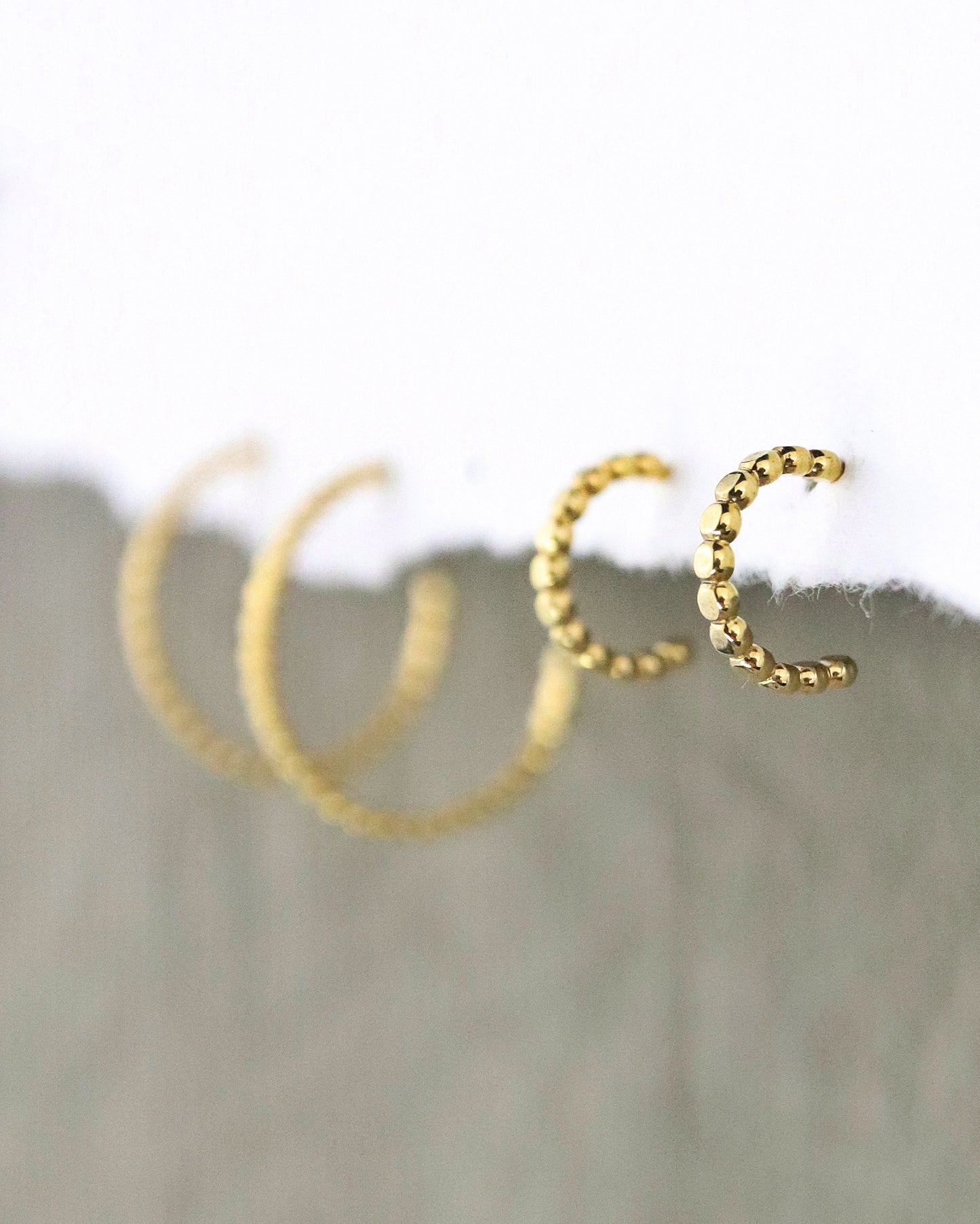 Créoles Sequins Argent ou Vermeil