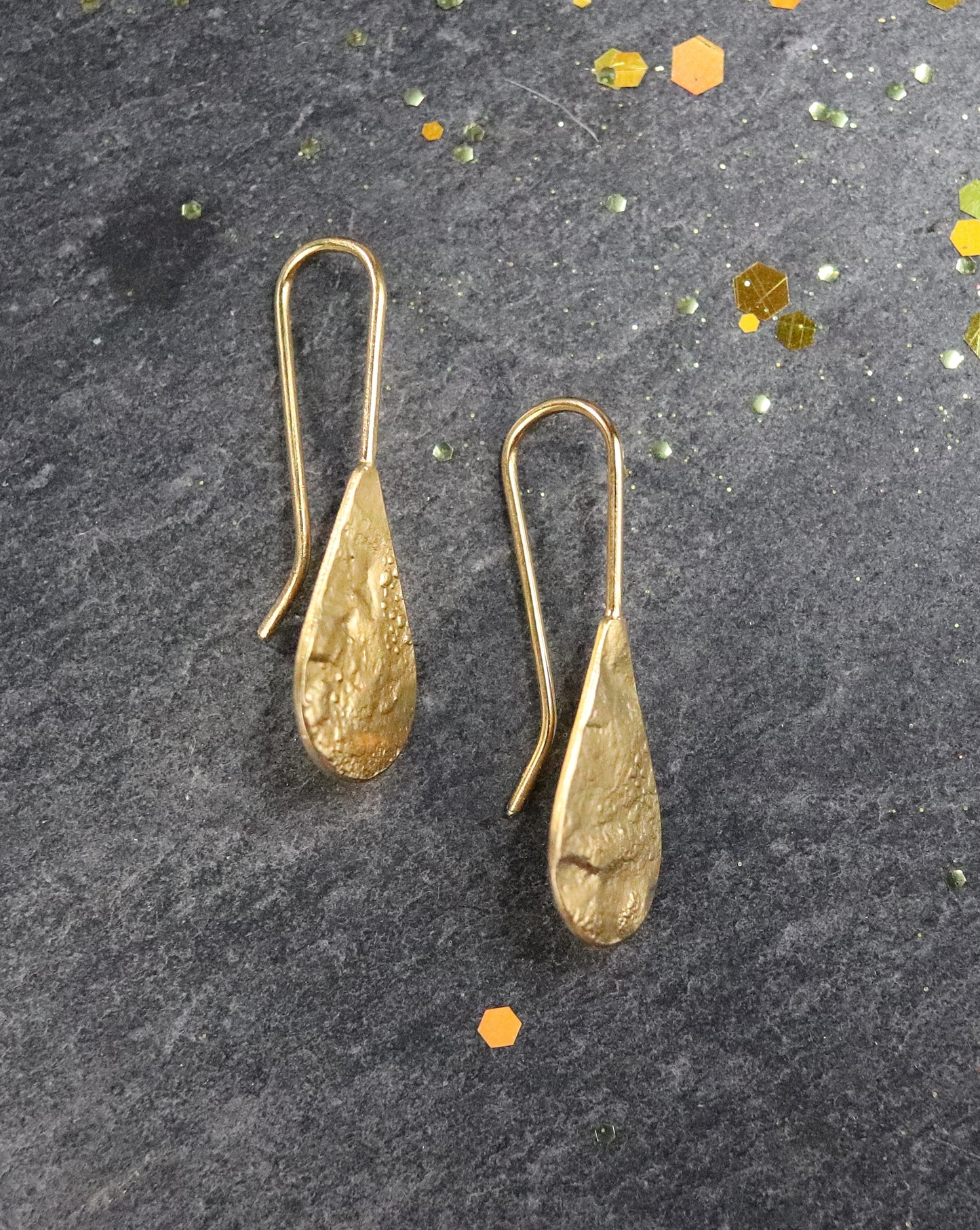 Dormeuses Moon Drop Argent ou Vermeil