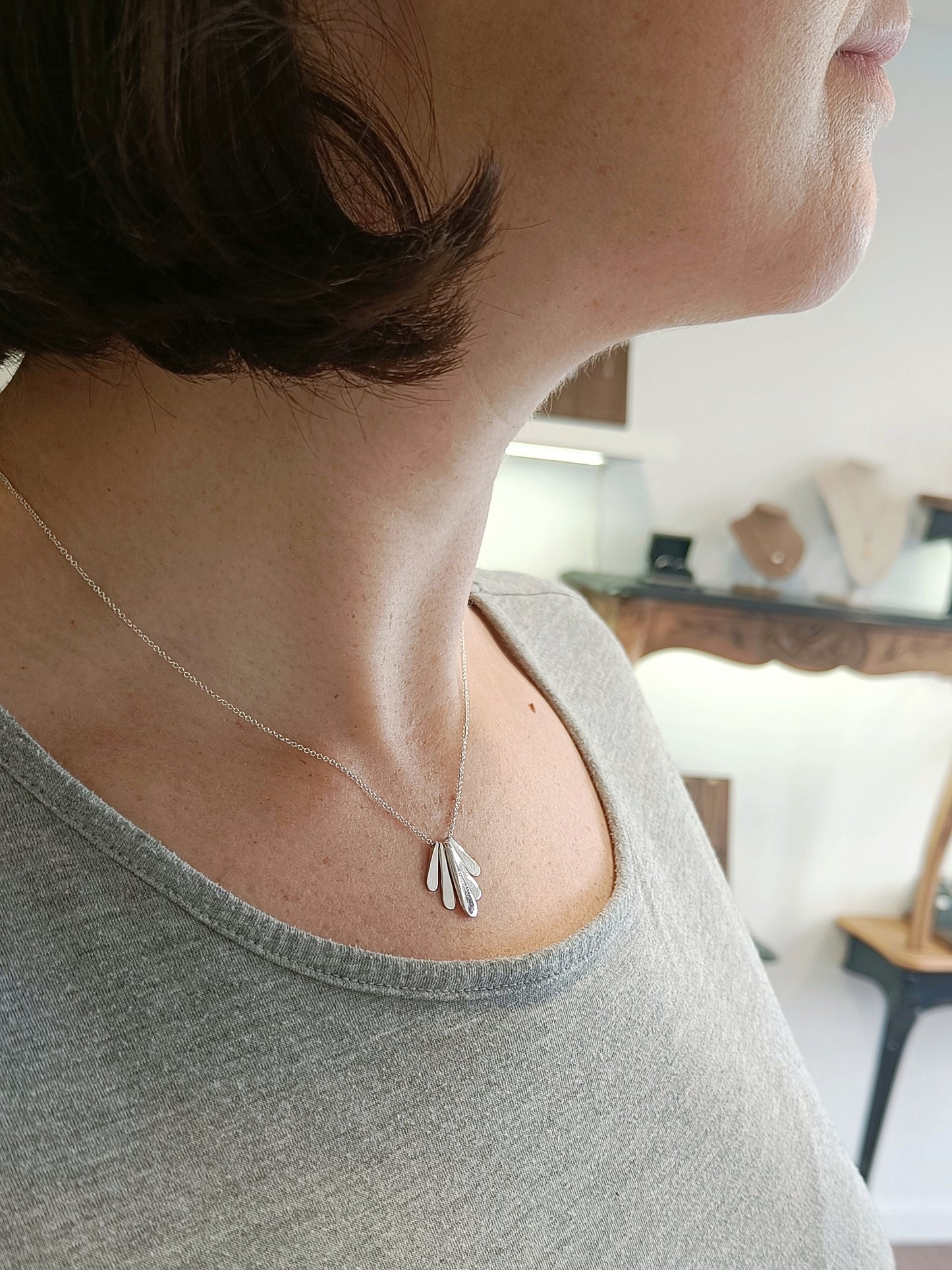 Collier Goutte Argent