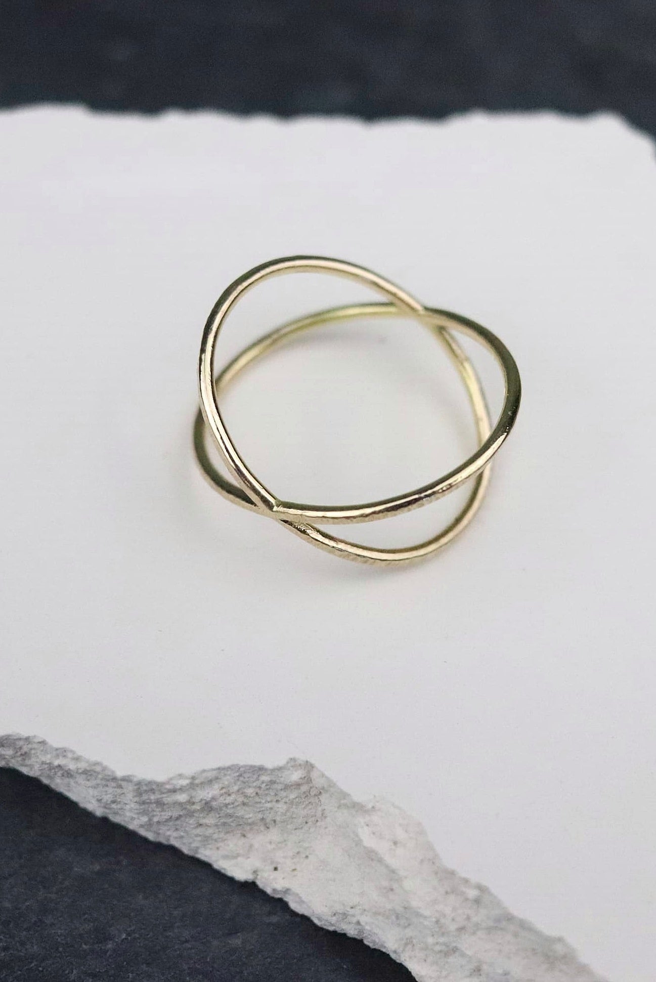 Bague Croisée Or 750/1000