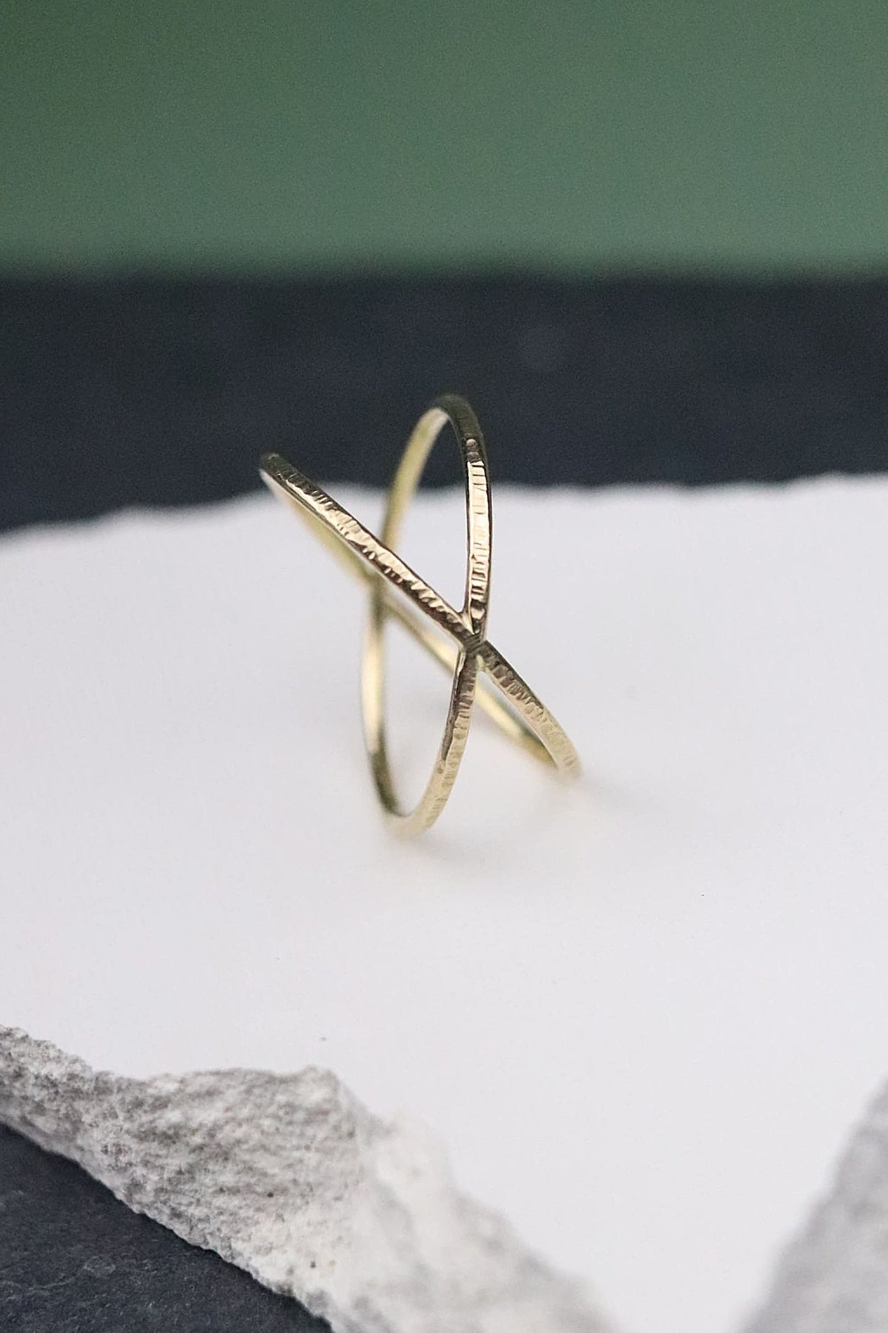 Bague Croisée Or 750/1000