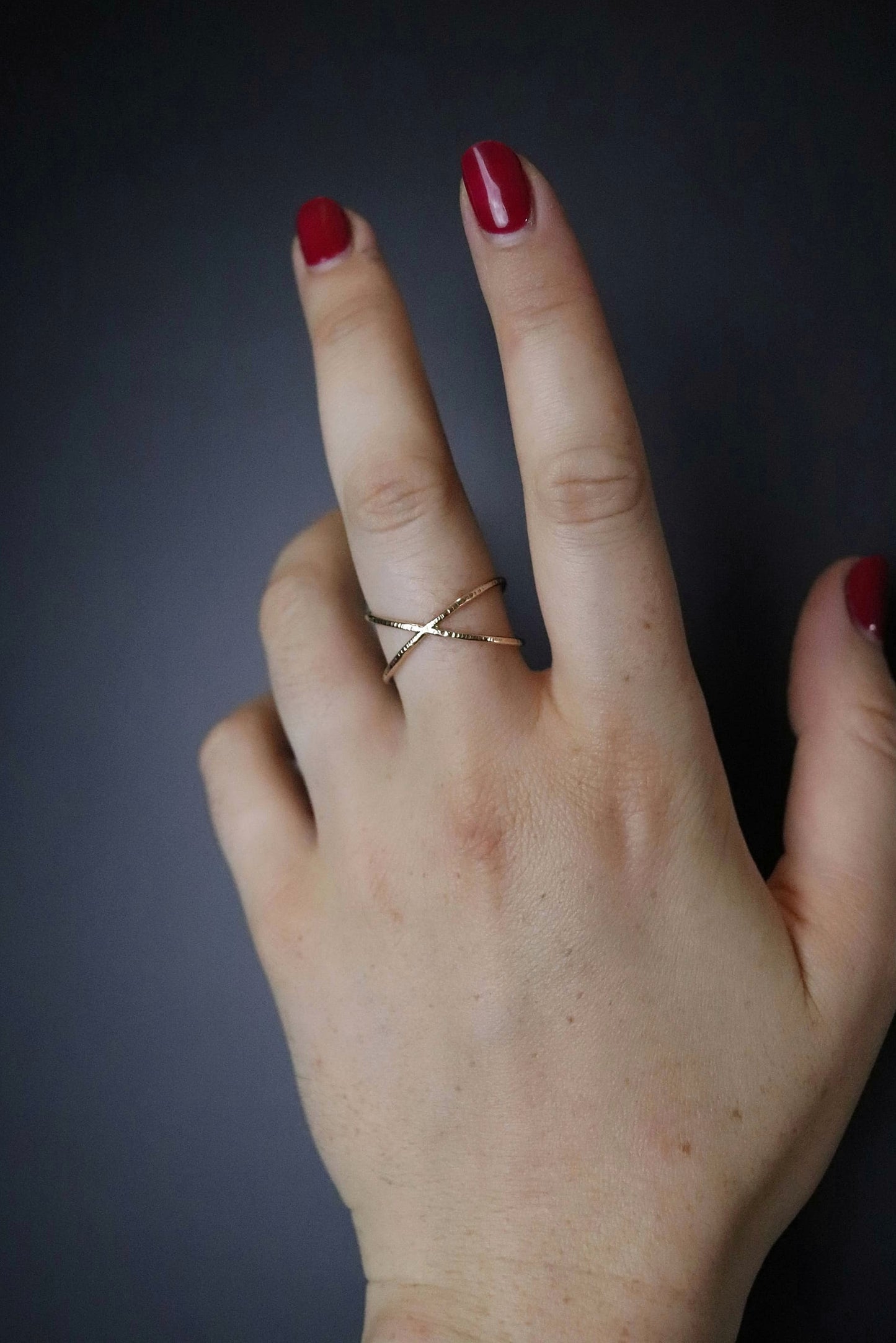 Bague Croisée Or 750/1000
