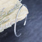bijoux marion chappaz en argent 925 bracelet jonc rigide ovale ouvert martelé pour femme